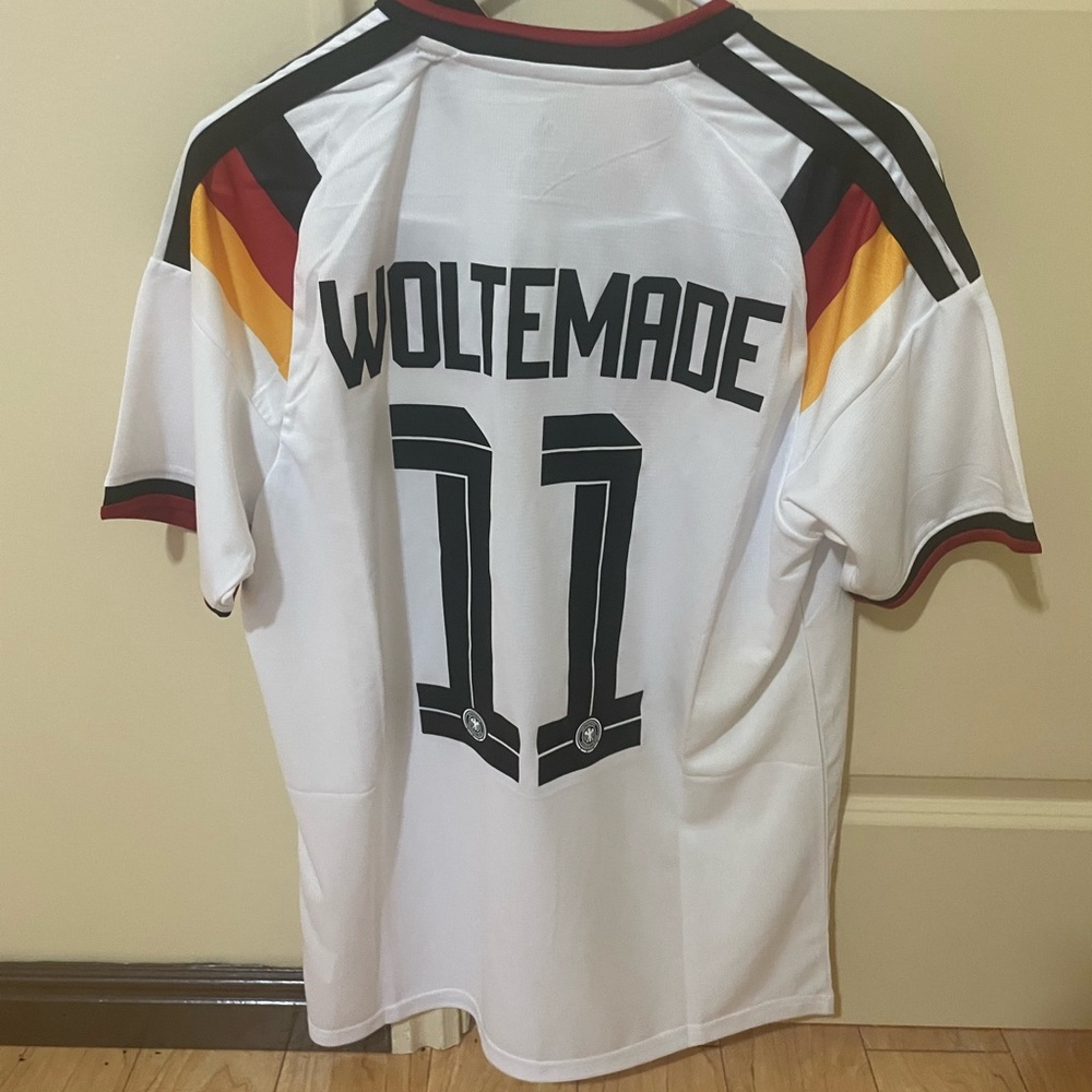 Woltemade 11 adidas White and Black Men's Jersey Size L